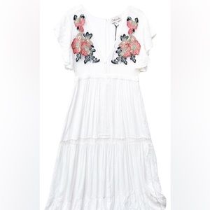 Cleobella Amery Maxi Dress in White